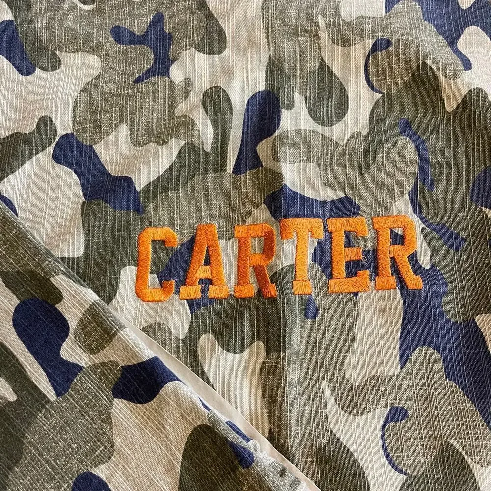 Pottery Barn Kids Camouflage Duvet Cover + Sham 85 x 64